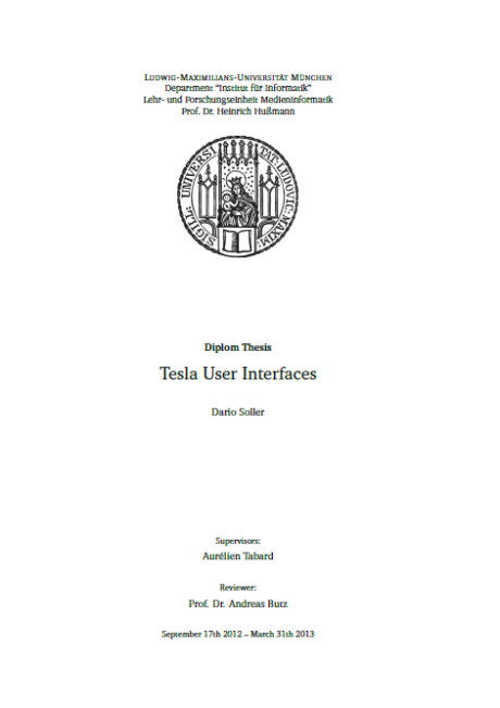 Latex code for thesis title page